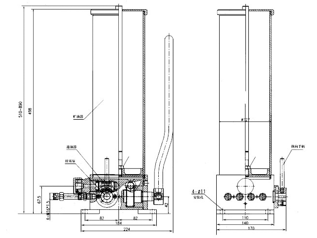 SGZ-4/8F型手動(dòng)潤(rùn)滑泵
